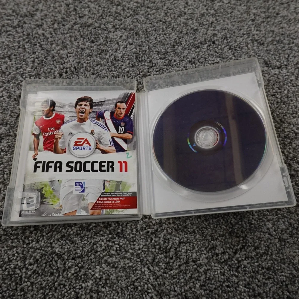 Fifa Soccer 11 Sony‎ PS3 Play Station 3 Game Disc Box Manual Football Futbol EA